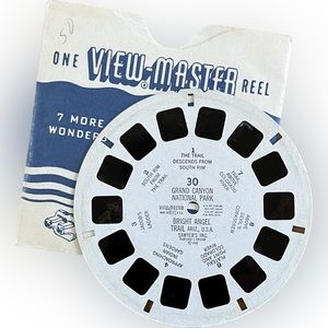 🎈2/$20 - VIEW-MASTER 30 GRAND CANYON NAT PARK. Bright Angel Trail, AZ, USA